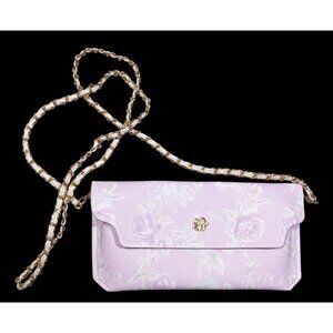 LoveShackFancy Coquette Pink Floral Mini Crossbody Bag